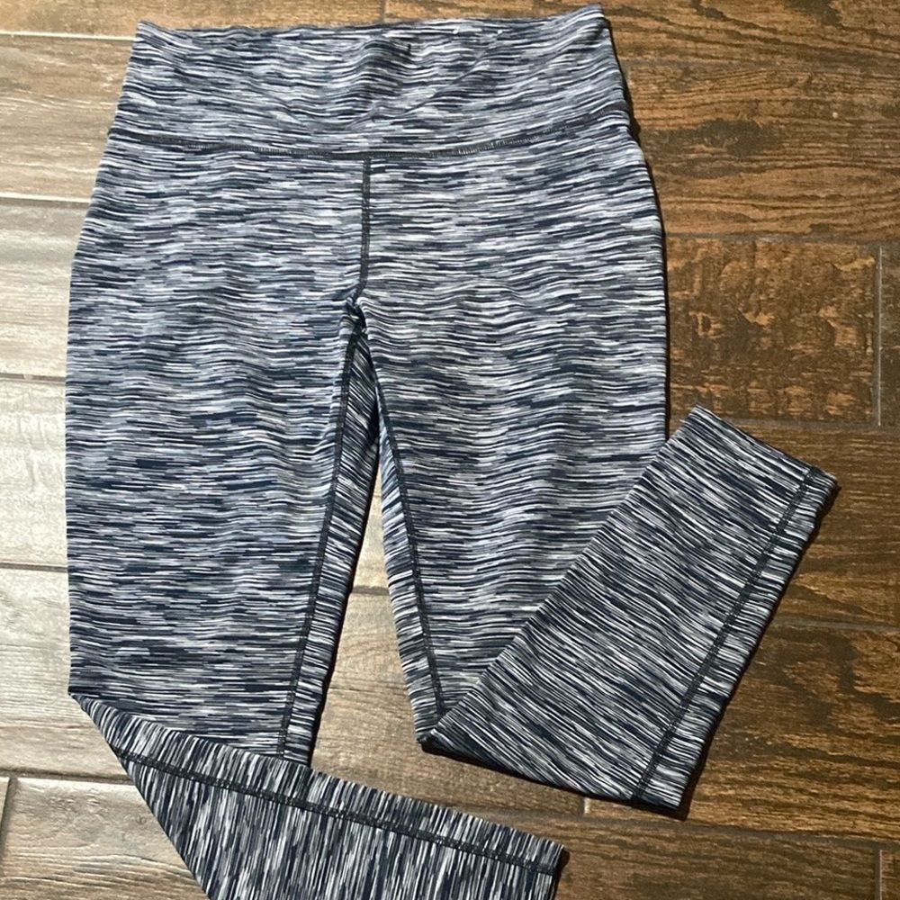 Tek Gear Orytek Stylish Gray Patterned Leggings Women’s Size Lx